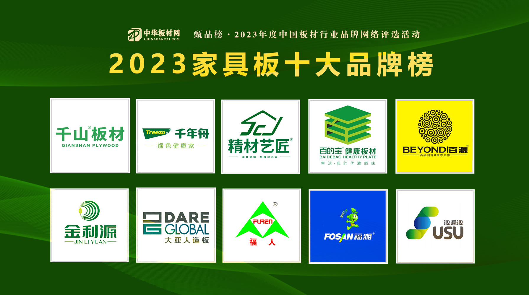 开元体育·(中国)官方网站2023中国十大板材品牌排名已揭晓！(图4)