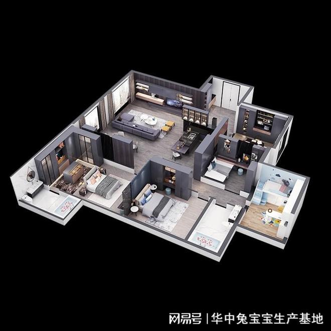 开元专注定制20年华中兔宝宝生产基地配套最齐全的定制家具OEM工厂(图6)